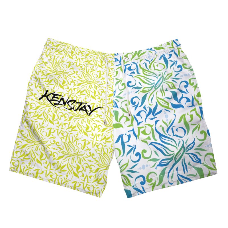 MENS SWIMMING SHORTS FLOURISH & BRUSH