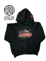 Load image into Gallery viewer, HOODIE &quot;GRAFFITI LOVERS&quot; BLACK
