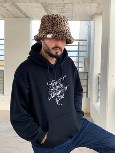 REVERSIBLE LEOPARD PRINT HAT